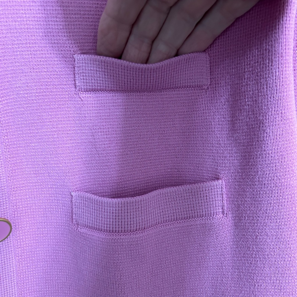 Talbots Button Down Sweater With Two Front Pocket… - image 3